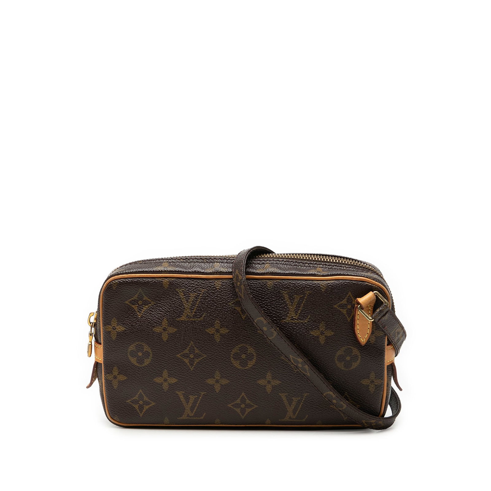 Louis Vuitton Marly Bandouliere Monogram Canvas Shoulder Bag: Louis Vuitton Marly Bandouliere Monogram Canvas Shoulder Bag Louis Vuitton Monogram Pochette Marly Bandouliere bag featuring a monogram canvas body, adjustable shoulder strap, and top zip closure. It 