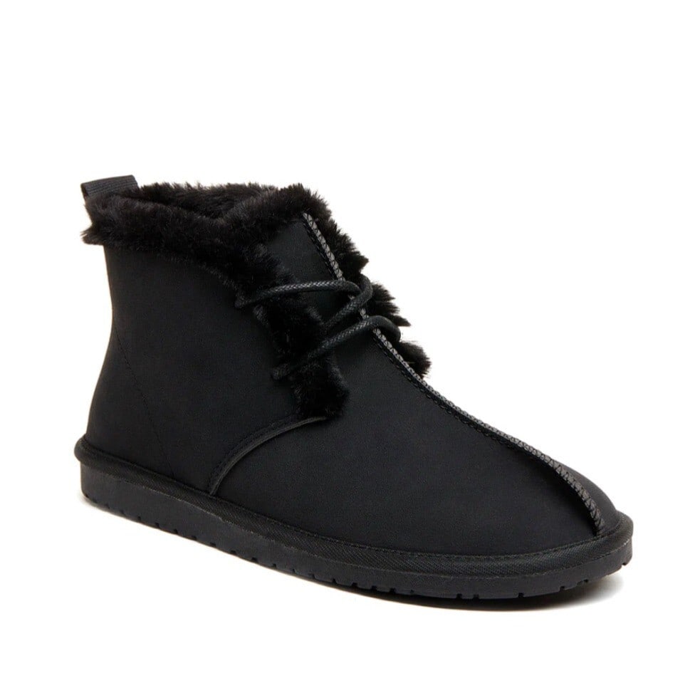Rocket Dog Serenity Women's Black Suede Ankle Boots 6.5M with Faux Fur Lining (1 of 5)