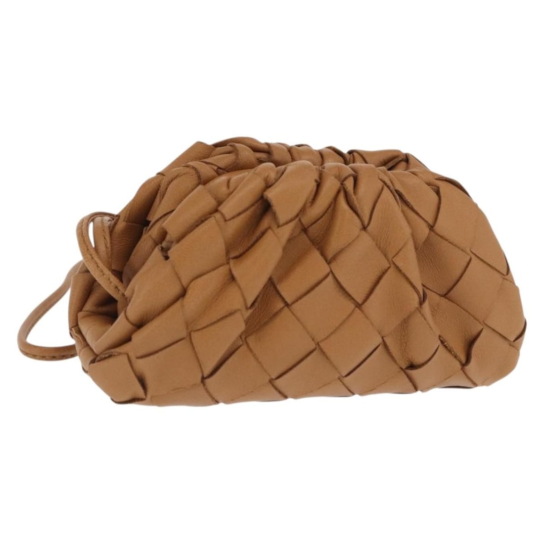 Bottega Veneta Intrecciato Beige Leather Womens Pouch with Dust Bag: Bottega Veneta Intrecciato Beige Leather Womens Pouch with Dust Bag Bottega Veneta Intrecciato pouch in beige leather, made in Italy. This women's pouch comes with a dust bag and is described as being