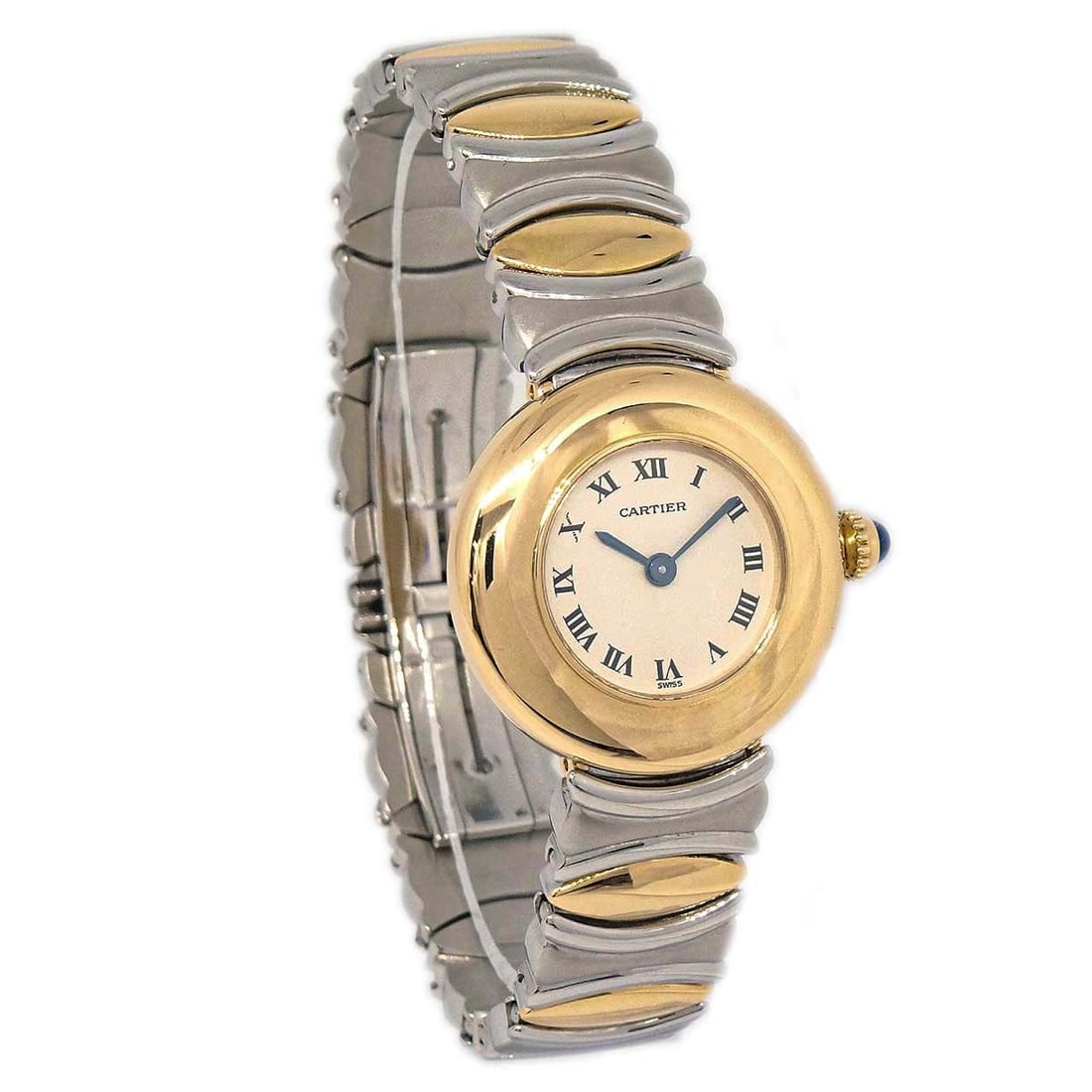 Cartier Colisee Belle Epoque Ref 2600 Womens Quartz Wristwatch 18KYG SS (1 of 10)
