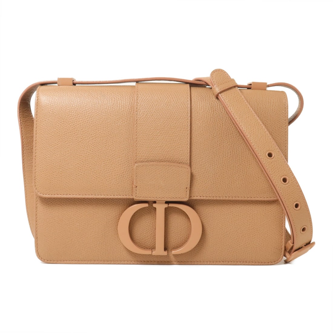 Dior M92031 30 Montaigne Beige Calfskin Shoulder Bag (1 of 13)