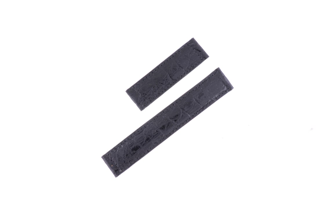Cartier Z00000L1 Black Alligator Leather Ladies Watch Strap 16.5mm: Cartier Z00000L1 Black Alligator Leather Ladies Watch Strap 16.5mm Enhance your timepiece with this exquisite Cartier Z00000L1 Ladies Watch Strap Band. This unworn wristwatch band features a luxurious