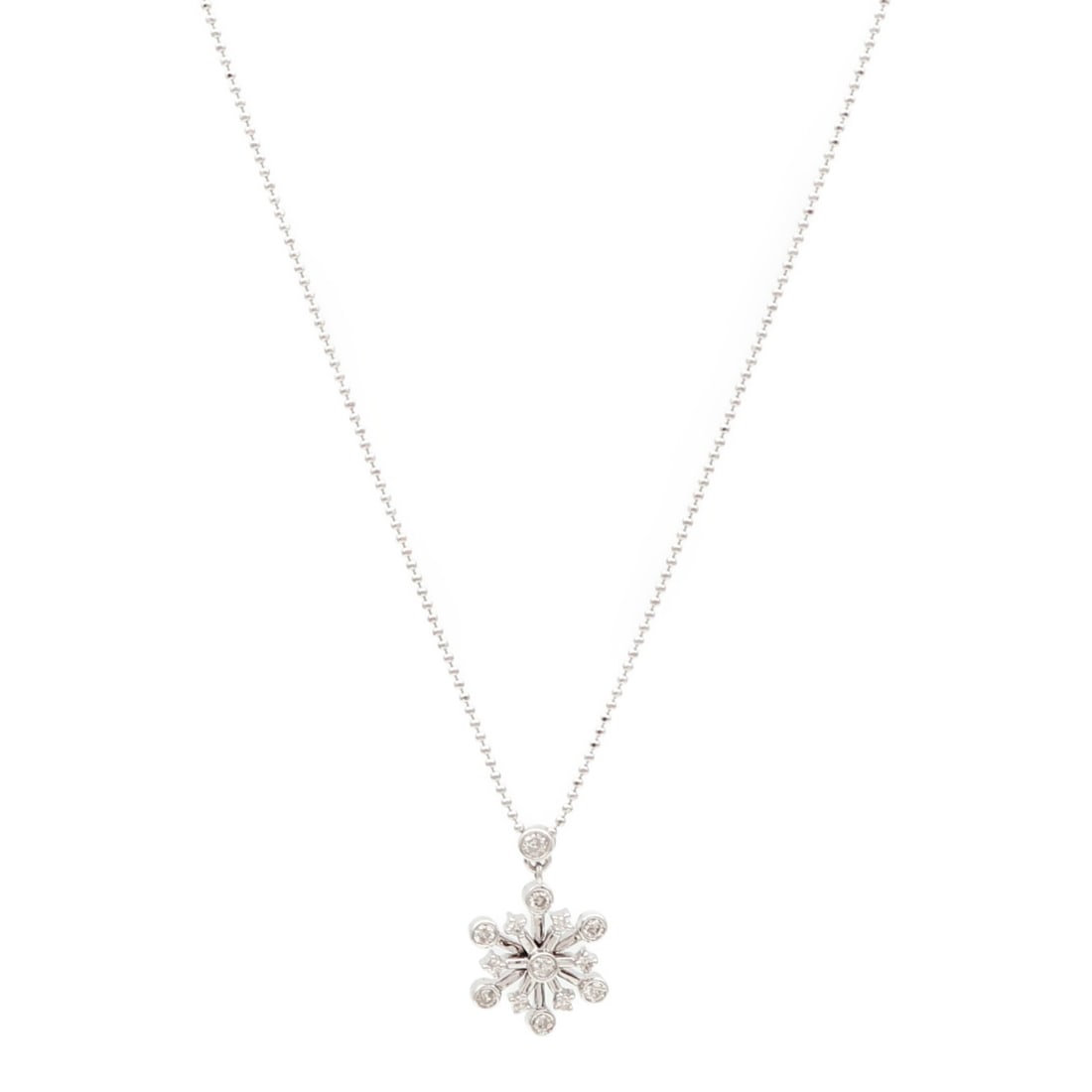 18K White Gold Diamond Necklace by JEWELRY (1 of 9)
