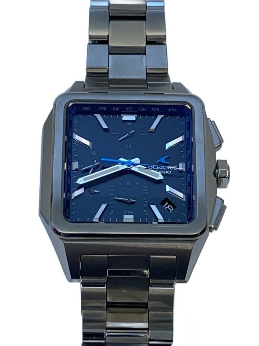 Casio Oceanus OCW-T5000-1AJF Black Men's Wristwatch: Casio Oceanus OCW-T5000-1AJF Black Men's Wristwatch This CASIO OCEANUS OCW-T5000-1AJF men's wristwatch features a black case and band, designed for everyday use. The watch is pre-owned and graded as G