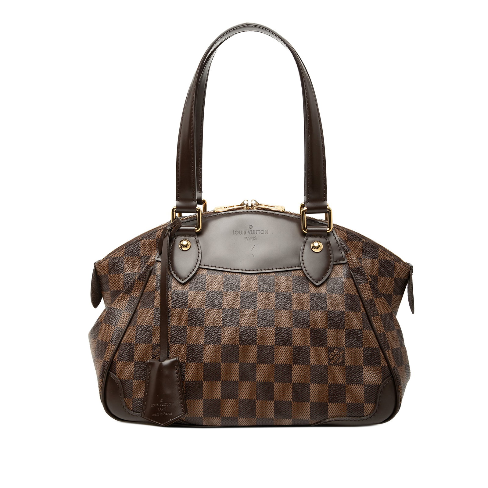 Louis Vuitton Verona PM Damier Ebene Brown Handbag (1 of 7)