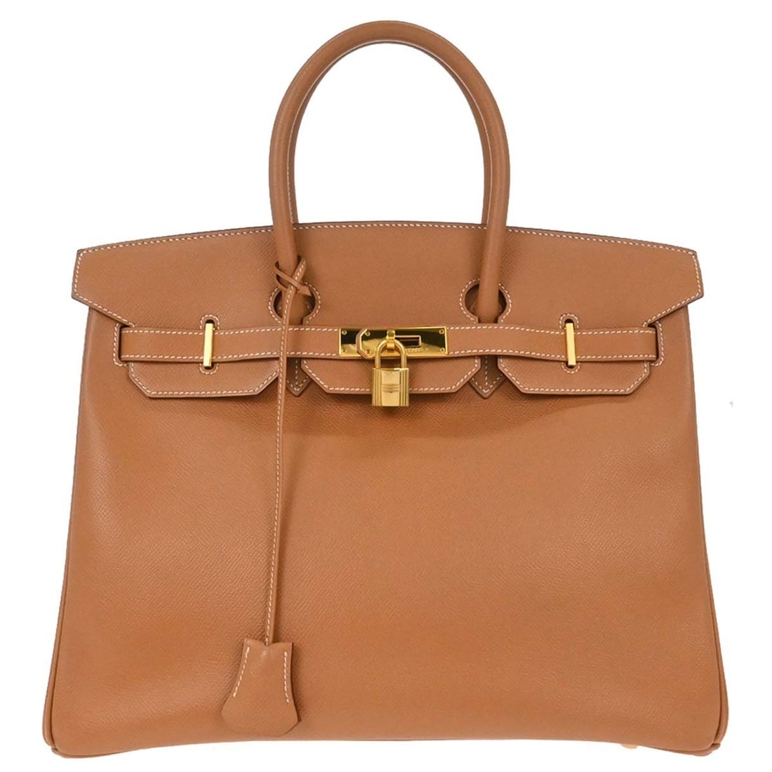 Hermes Birkin 35 Courchevel Leather Handbag Natural Beige (1 of 18)