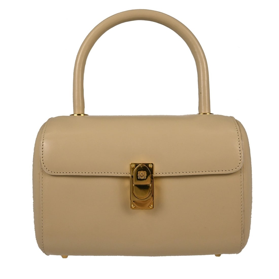 Loewe Repeat Anagram Ivory Leather Handbag with Dust Bag (1 of 15)