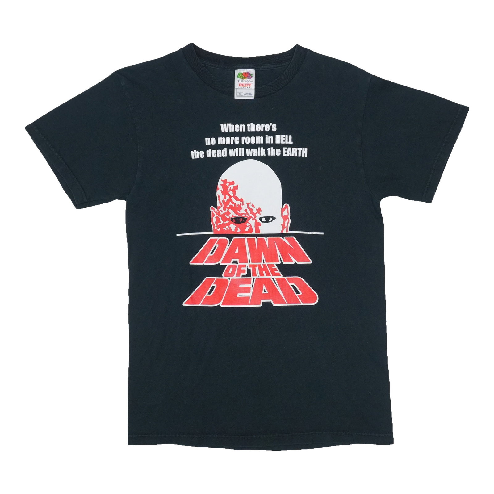 Black 2000s Dawn Of The Dead cotton T shirt Small: Black 2000s Dawn Of The Dead cotton T shirt Small Original vintage 2000s Dawn Of The Dead movie shirt in black. This true vintage shirt is not a modern reproduction and is in good condition with a sma