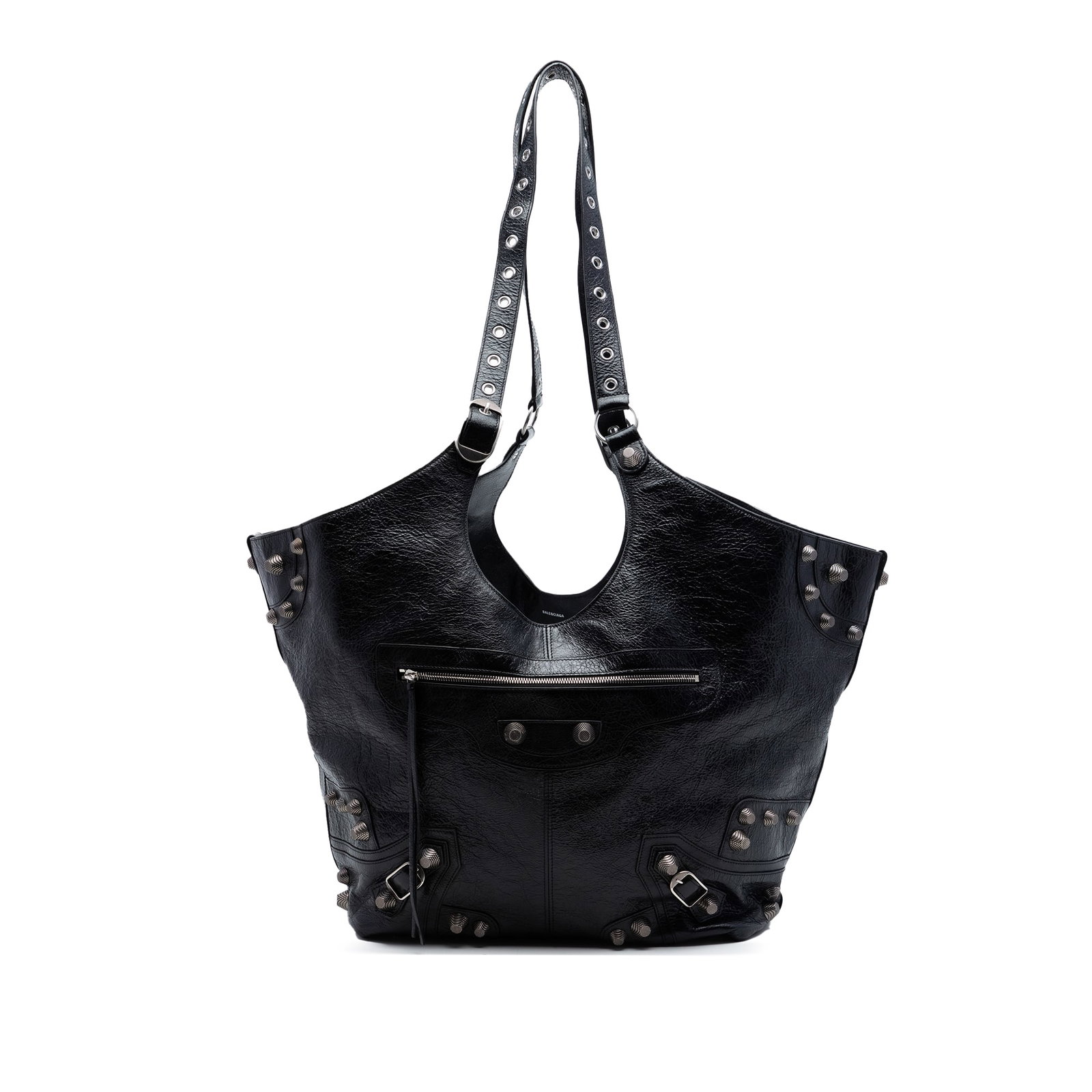 Balenciaga Le Cagole Carry All Tote Large Arena Lambskin Black (1 of 6)