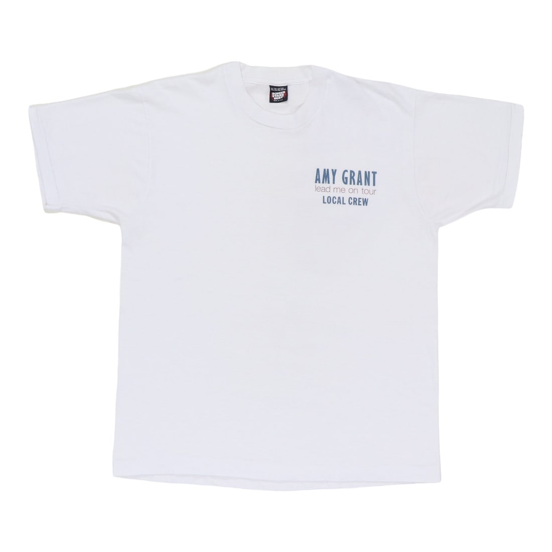 Vintage 1989 Amy Grant Lead Me On Tour White Crew Graphic T-Shirt (1 of 5)