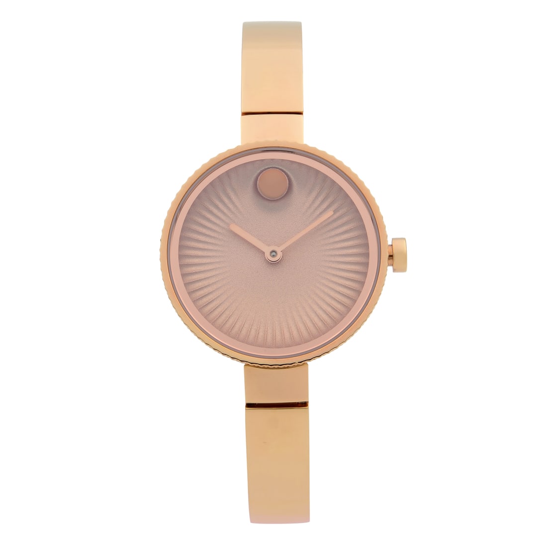 Movado Edge 3680022 Ladies Quartz Watch Rose Gold Stainless Steel Bracelet (1 of 5)