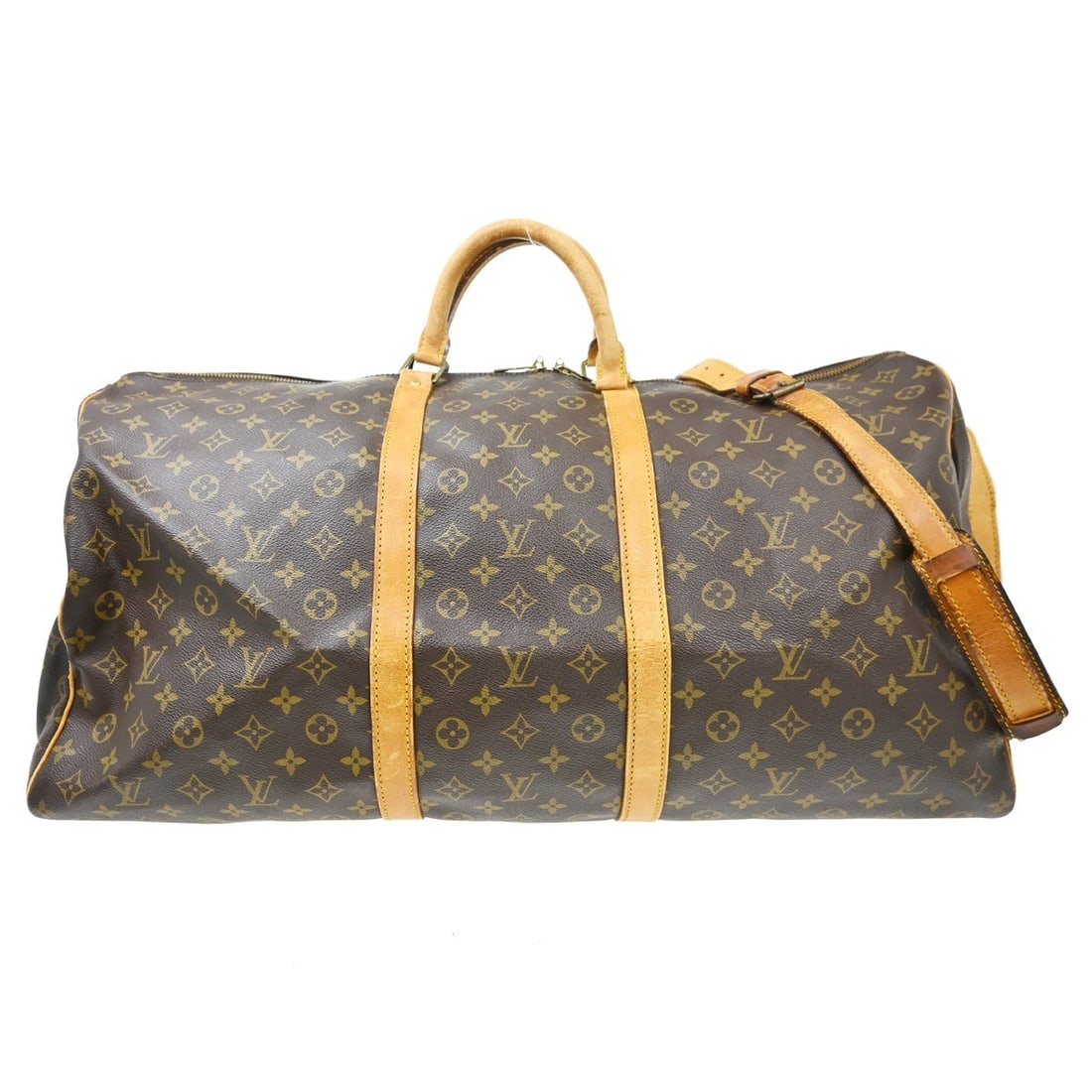 Vintage Louis Vuitton Keepall Bandouliere 60 Monogram Duffle Bag M41412 (1 of 18)