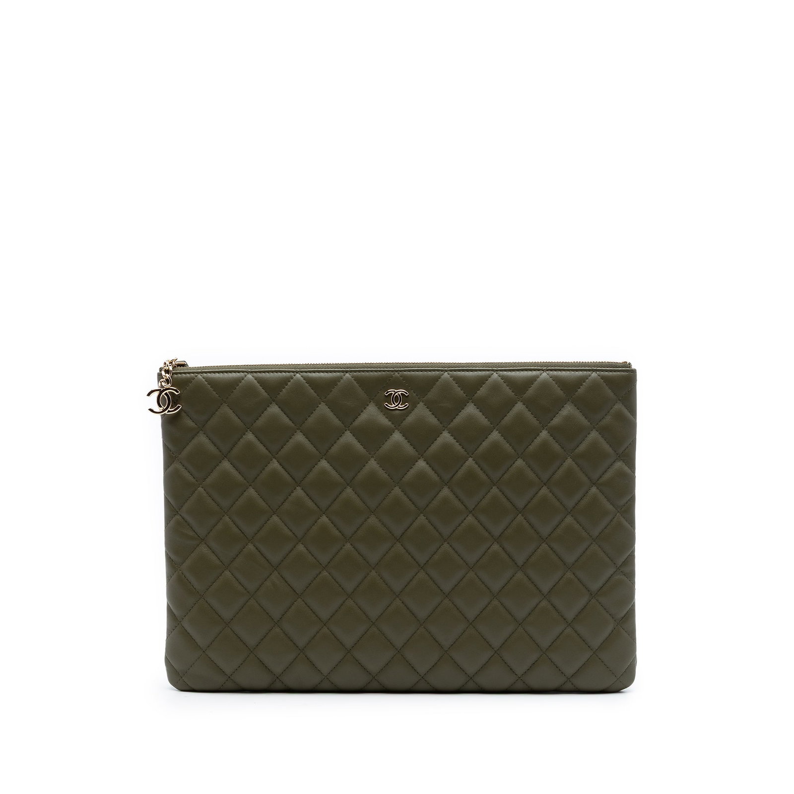 Chanel Cuba La Habana O Case Quilted Lambskin Clutch (1 of 7)