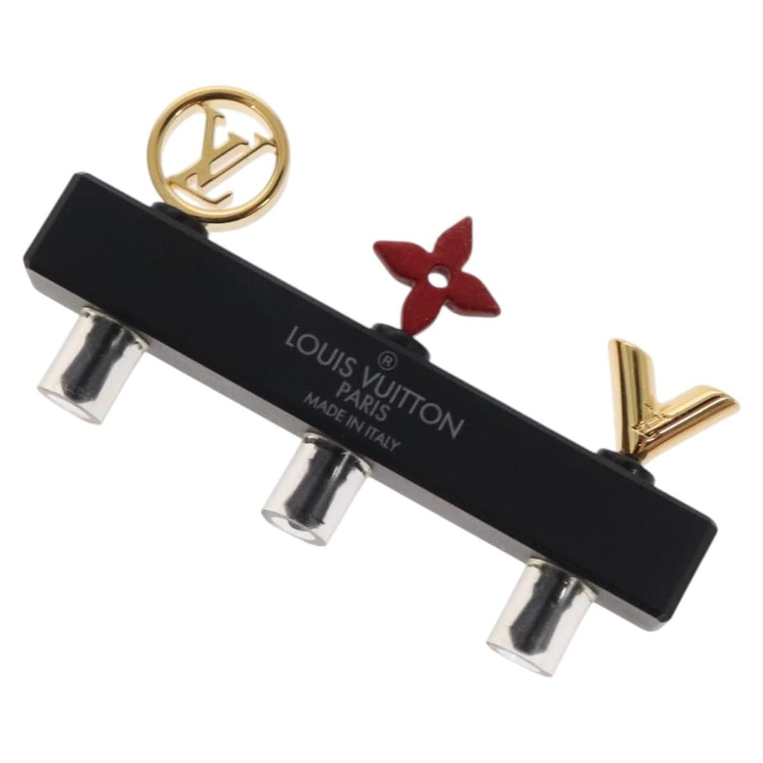 Louis Vuitton M61014 gold metal earphone jack accessory (1 of 11)