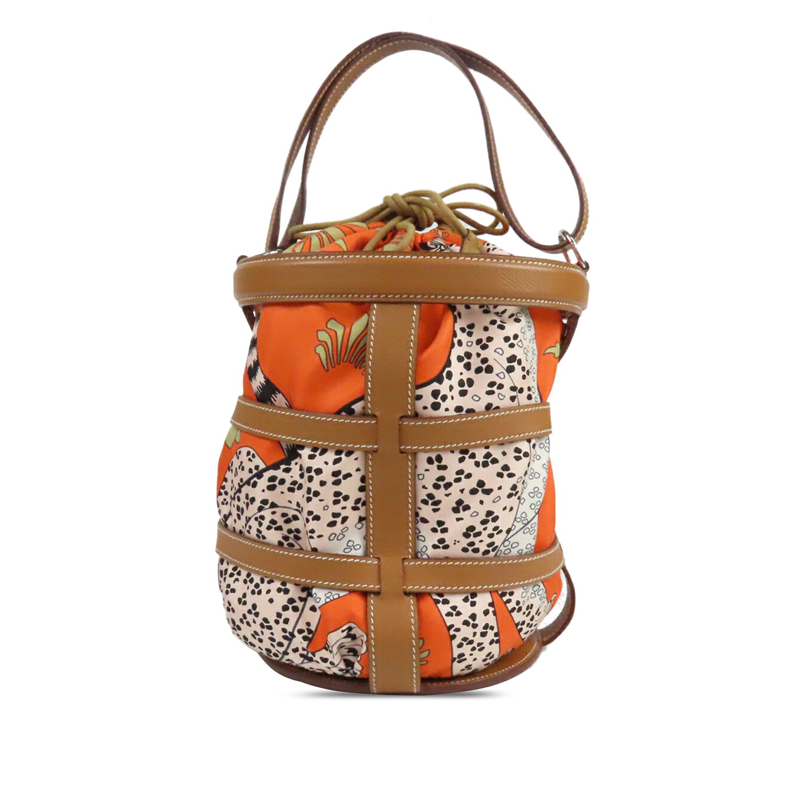 Hermes Sac Musardine Les Leopards Gold Epsom Silk Pouch Bag: Hermes Sac Musardine Les Leopards Gold Epsom Silk Pouch Bag This Hermes Les Leopards Silk and Epsom Sac Musardine features a structured Epsom leather body in a gold tone, complemented by an inner prin