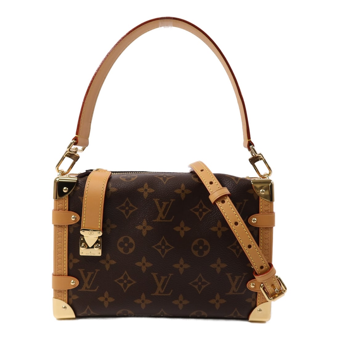 Louis Vuitton M46358 Side Trunk Monogram Crossbody Bag Brown (1 of 13)