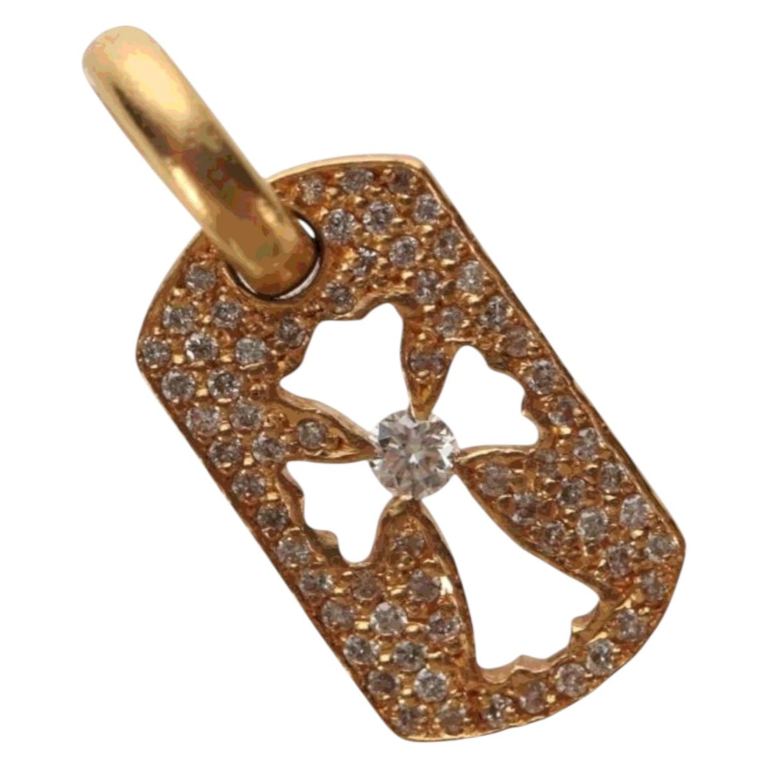 Chrome Hearts 22K Gold Tiny Cross Charm Japan Authentic (1 of 14)