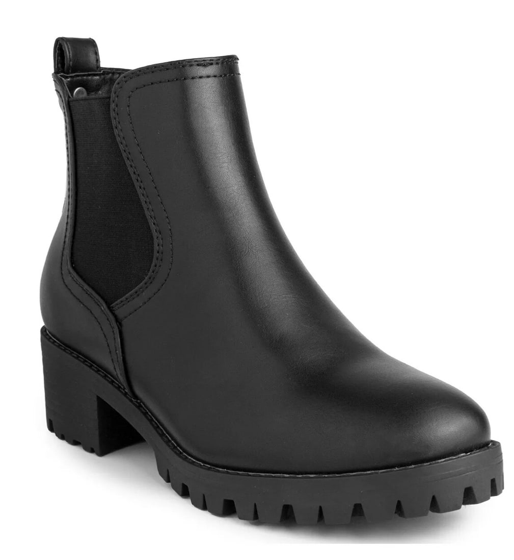 SUGAR Kelce Black Ankle Booties Women's 6M with Memory Foam (1 of 4)