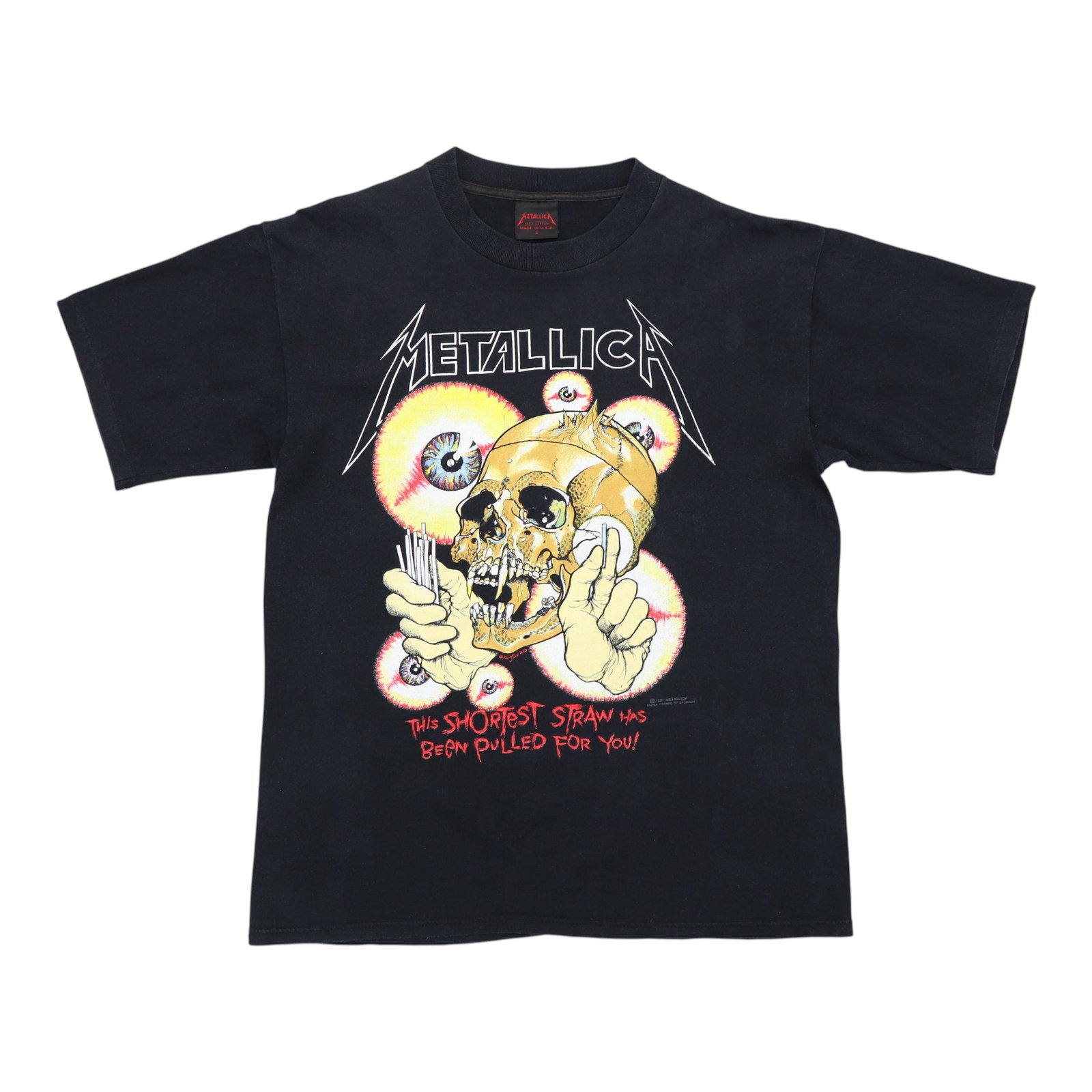 Vintage 1992 Metallica Wherever I May Roam Black Cotton T-Shirt XL (1 of 6)