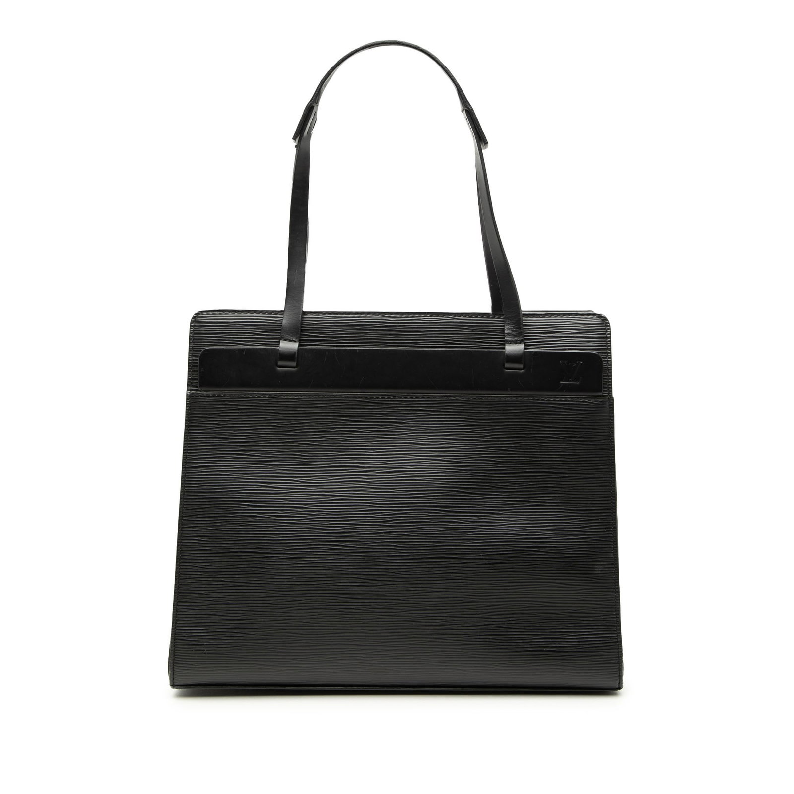 Louis Vuitton Croisette PM Epi Leather Shoulder Bag Black: Louis Vuitton Croisette PM Epi Leather Shoulder Bag Black Louis Vuitton Epi Croisette PM handbag in black leather with flat leather straps, a top zip closure, exterior slip compartments, and interior 