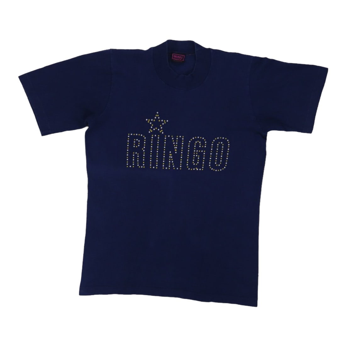 Vintage 1973 Ringo Starr Blue Cotton Promotional T Shirt With Front and Back Graphics (1 of 5)
