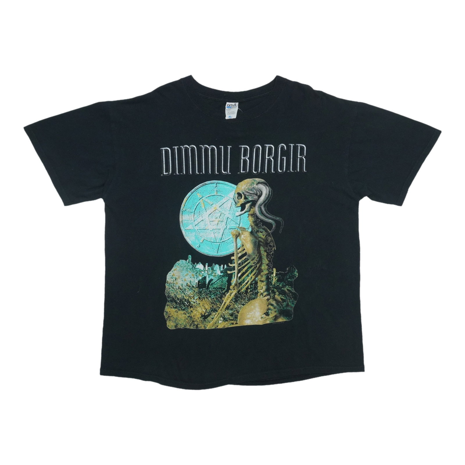 Vintage 2003 Dimmu Borgir Black Cotton Shirt XL: Vintage 2003 Dimmu Borgir Black Cotton Shirt XL This is an original vintage 2003 Dimmu Borgir shirt, not a modern reproduction. The shirt is in excellent condition with no holes or stains, and will ar