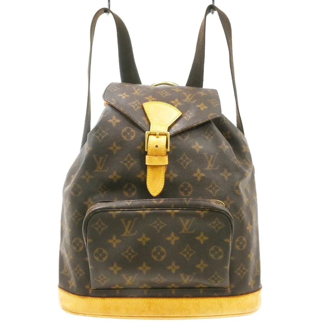 Louis Vuitton Vintage Montsouris Monogram Backpack Canvas Brown: Louis Vuitton Vintage Montsouris Monogram Backpack Canvas Brown Vintage Louis Vuitton Montsouris backpack in brown monogram canvas. This unisex piece is in good overall condition, with scuffs and scra