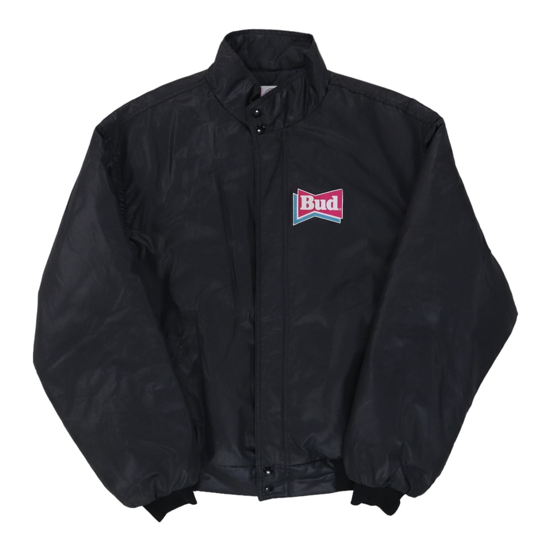 Vintage 1989 Steel Wheels Tour Rolling Stones Black Nylon Jacket (1 of 4)