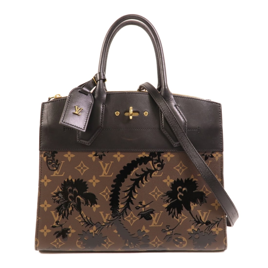 Louis Vuitton City Steamer MM Monogram 2way Bag M43606 Brown (1 of 18)