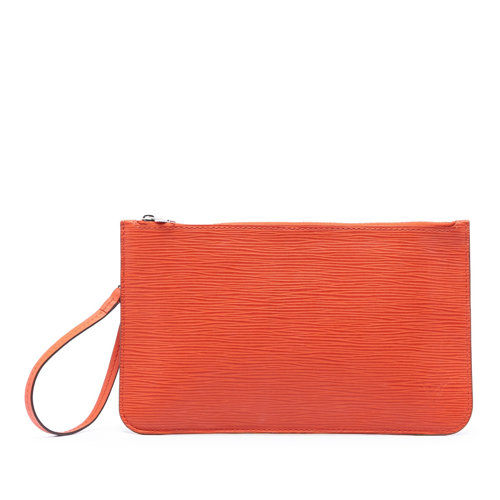 Louis Vuitton Neverfull Pouch in Orange Epi Leather (1 of 6)