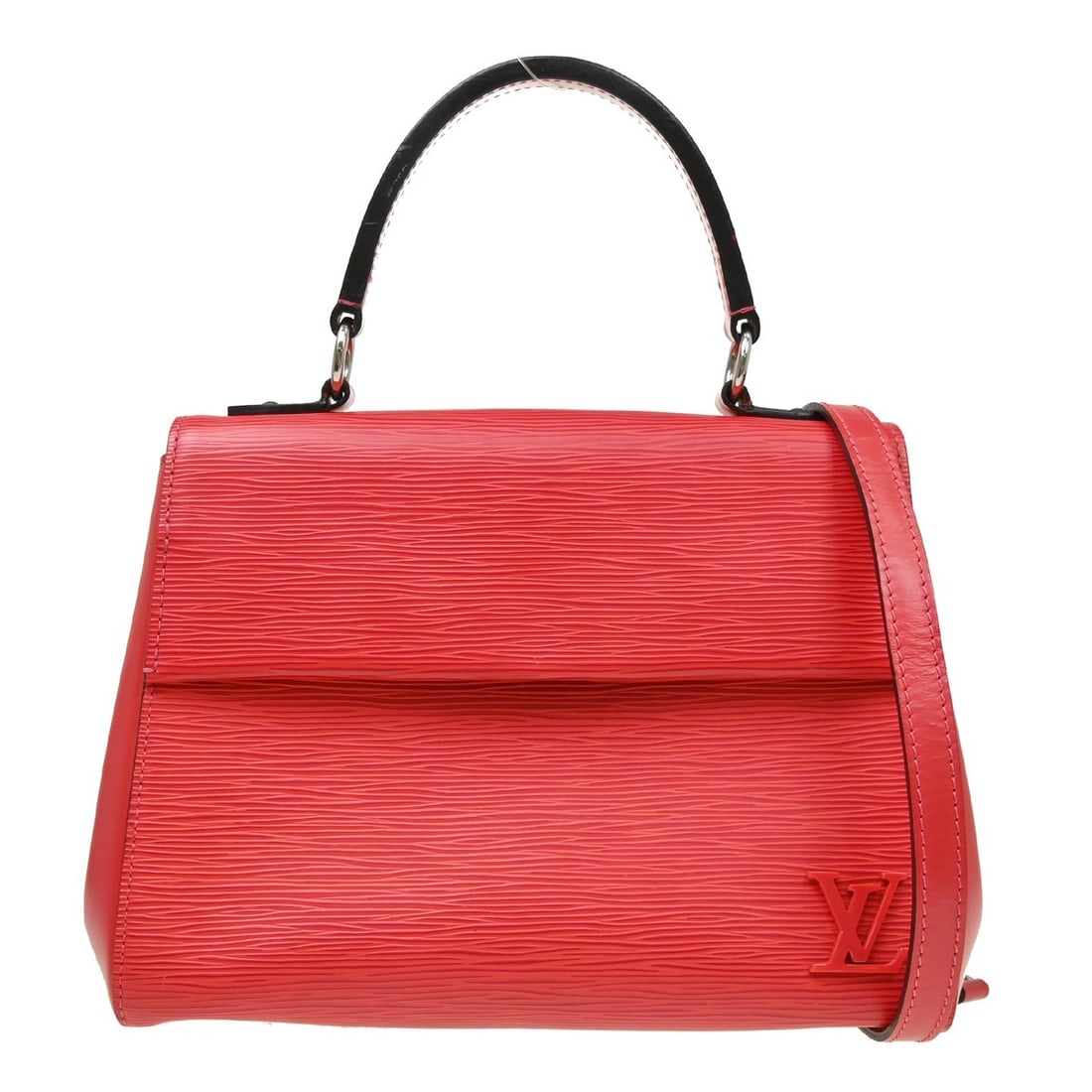 Louis Vuitton Cluny BB Epi Leather Red Shoulder Bag M41337: Louis Vuitton Cluny BB Epi Leather Red Shoulder Bag M41337 Louis Vuitton Cluny BB 2-way handbag in red Epi leather with a red lining. This women's shoulder bag includes a shoulder strap and interior s