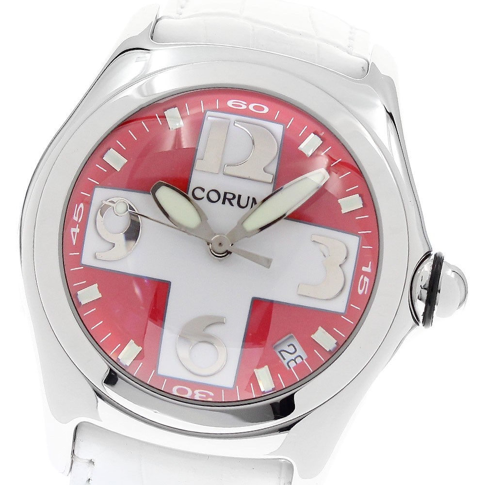 CORUM Bubble Swiss Flag Mens Quartz Watch Ref 163.150.20 Date (1 of 6)