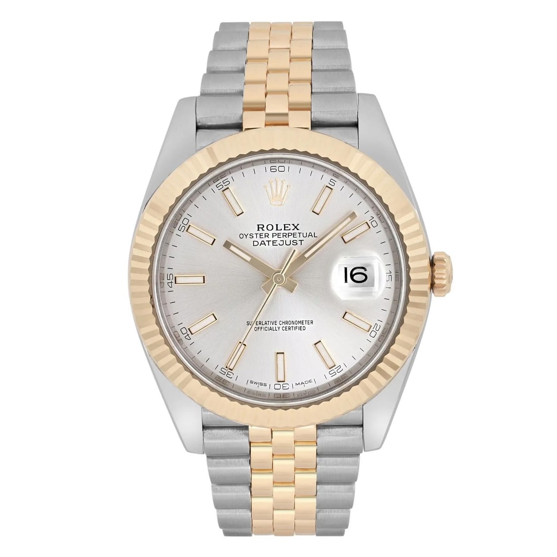 Rolex Datejust 41 18K Yellow Gold Steel Automatic Watch 126333: Rolex Datejust 41 18K Yellow Gold Steel Automatic Watch 126333 Experience luxury with the Rolex Datejust 41, a sophisticated wristwatch crafted from 18K yellow gold and stainless steel. This automatic