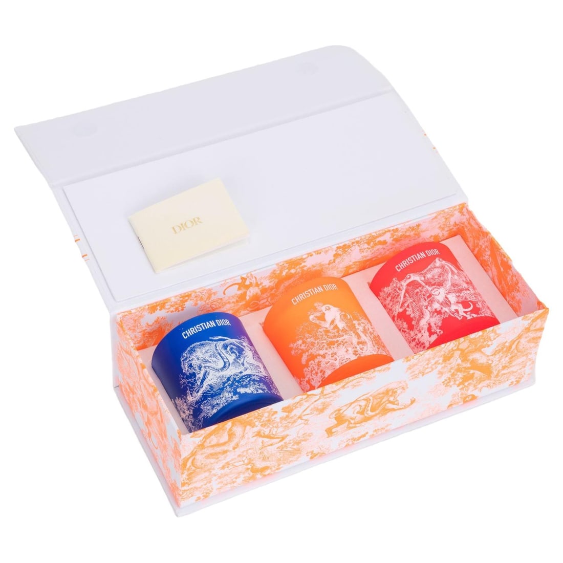 Christian Dior Set of 3 Etched Glass Perfumed Candles (1 of 5)