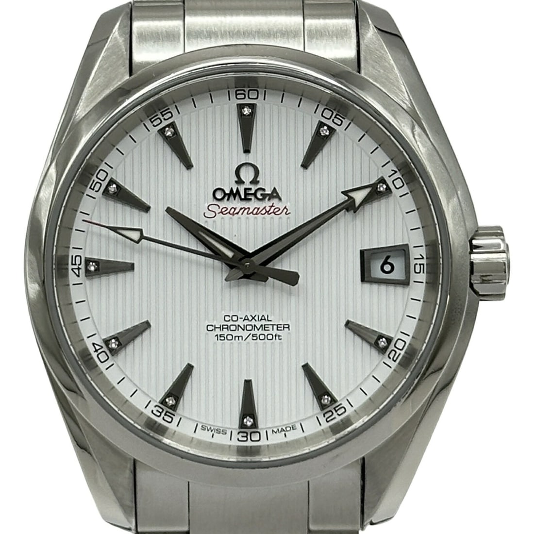 OMEGA 231.10.39.21.54.001 Seamaster Aqua Terra 150M automatic wristwatch: OMEGA 231.10.39.21.54.001 Seamaster Aqua Terra 150M automatic wristwatch OMEGA Seamaster Aqua Terra 150M men's wristwatch, model 231.10.39.21.54.001, crafted in stainless steel with a white dial. It f