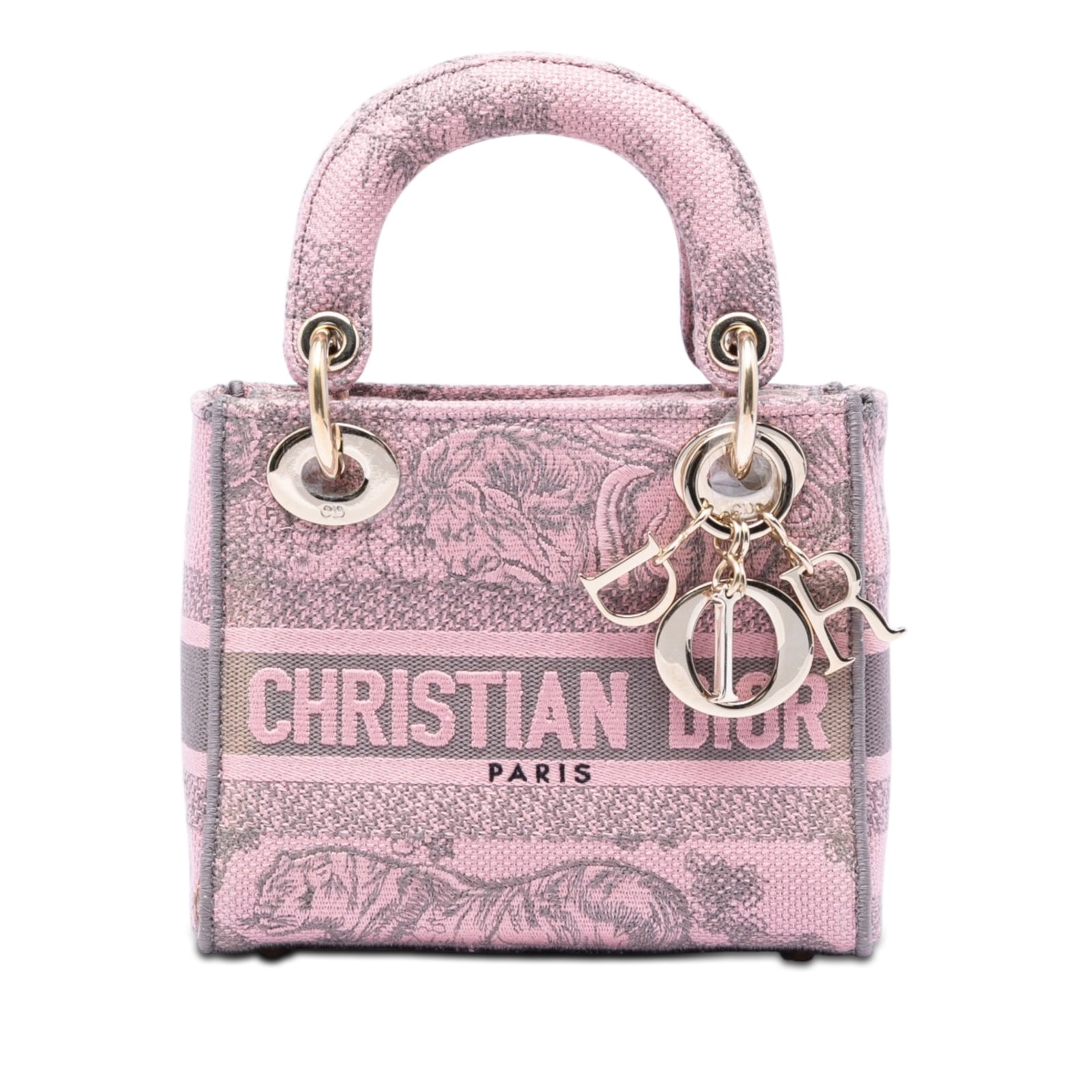 Dior Lady D Lite Mini Toile De Jouy Embroidered Canvas Bag (1 of 5)