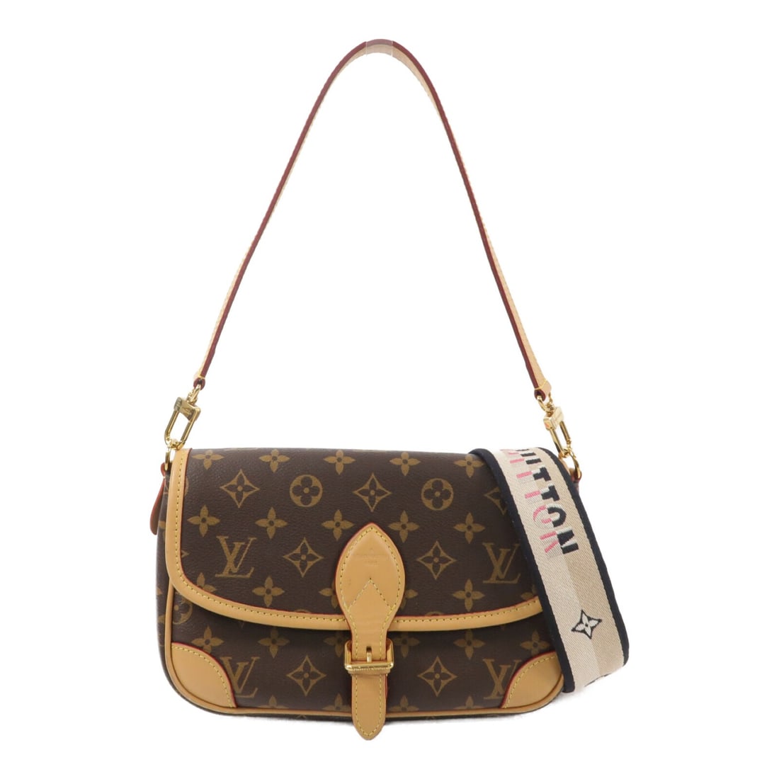 Louis Vuitton Diane M48985 Monogram 2 Way Shoulder Bag Brown (1 of 13)