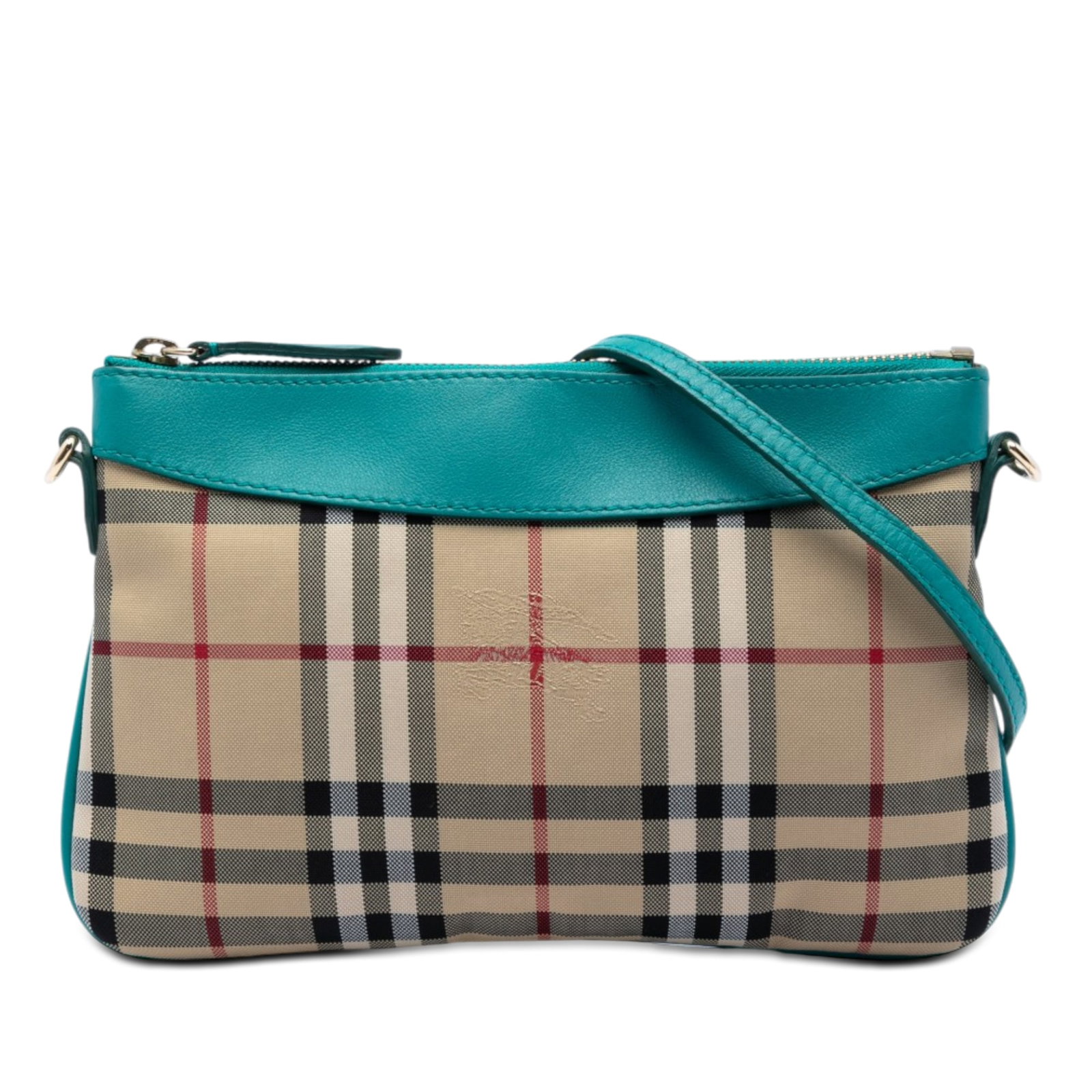 Burberry Peyton Haymarket Check Nylon Crossbody Bag: Burberry Peyton Haymarket Check Nylon Crossbody Bag Burberry Haymarket Check Peyton crossbody bag in beige nylon with leather trim. It features an adjustable and detachable flat leather strap, a top z