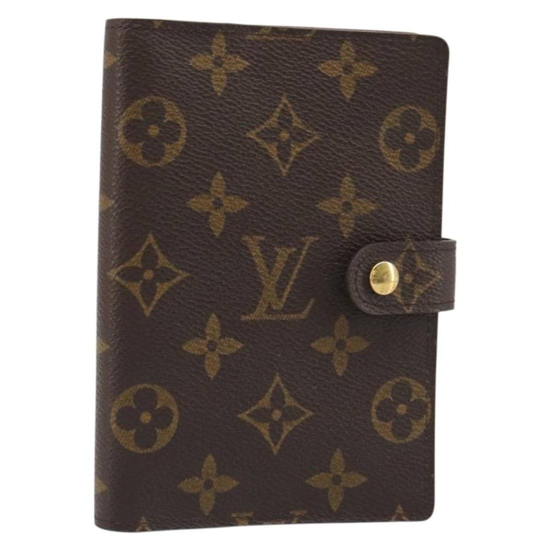 Louis Vuitton R20005 Monogram Canvas PM Agenda Planner Cover: Louis Vuitton R20005 Monogram Canvas PM Agenda Planner Cover Louis Vuitton Monogram Agenda PM day planner cover in Monogram canvas. This compact planner cover is made in France and shows reasonable we