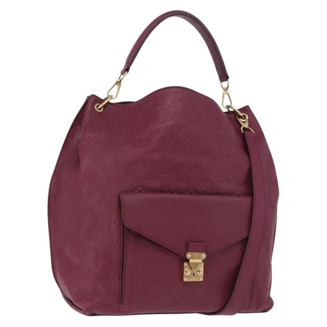 Louis Vuitton M40813 Metis Shoulder Bag Monogram Empreinte Wine Red (1 of 18)