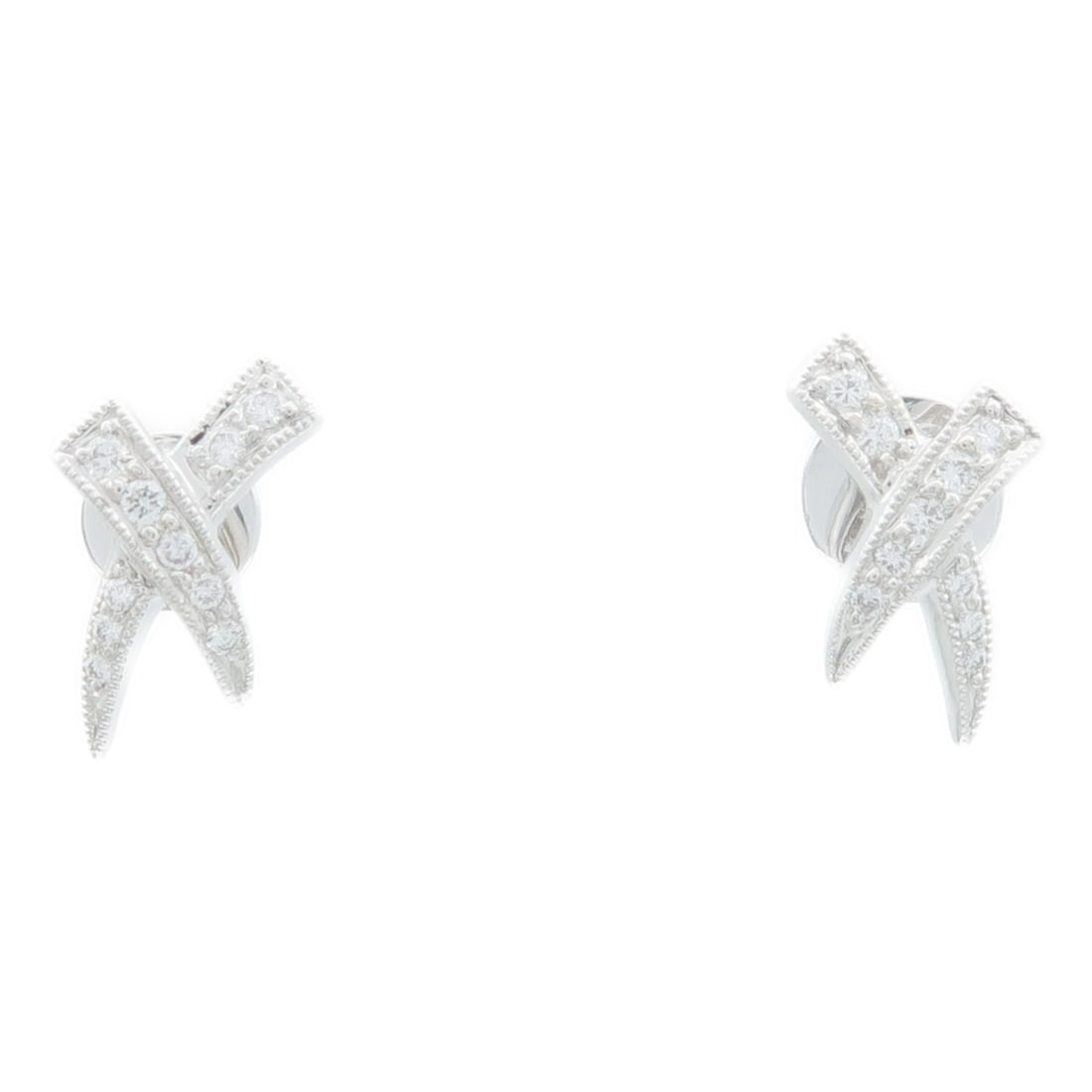 Pierced Diamond Earrings in 18K White Gold by JEWELRY (1 of 6)