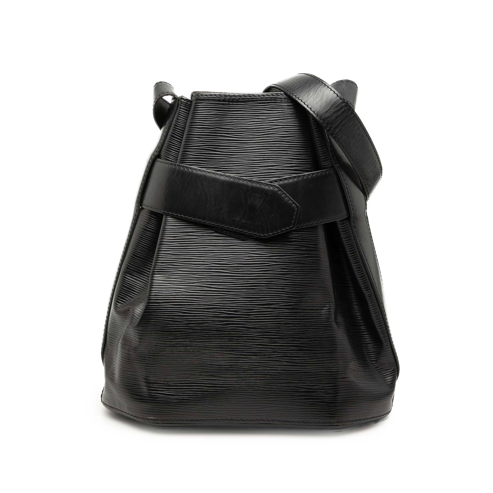 Louis Vuitton Epi black PM shoulder bag: Louis Vuitton Epi black PM shoulder bag The Louis Vuitton Epi Sac D Epaule PM is crafted from signature epi leather and features an adjustable flat leather shoulder strap. It offers an open top design