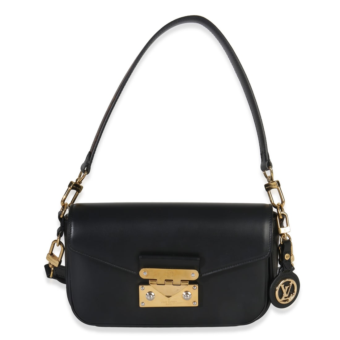 Louis Vuitton Black Calfskin Monogram Swing Shoulder Bag (1 of 9)