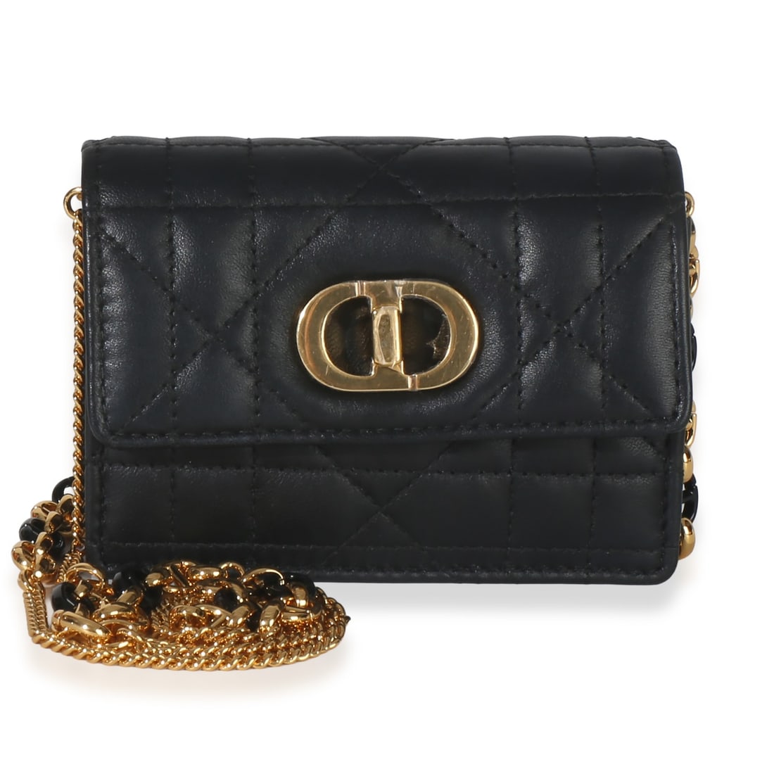 Christian Dior Miss Caro Micro Chain Black Calfskin Crossbody Bag (1 of 9)
