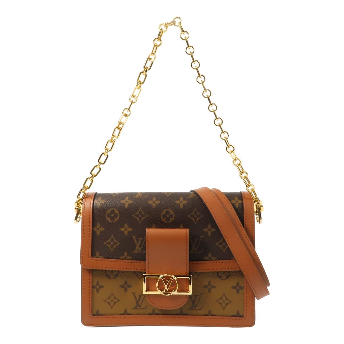 Louis Vuitton Dauphine MM M45958 Monogram Reverse 2 Way Shoulder Bag (1 of 16)