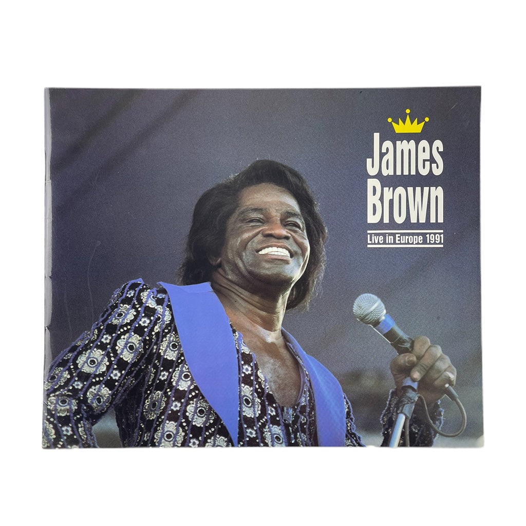 Vintage 1991 European Tour Program Featuring James Brown (1 of 2)