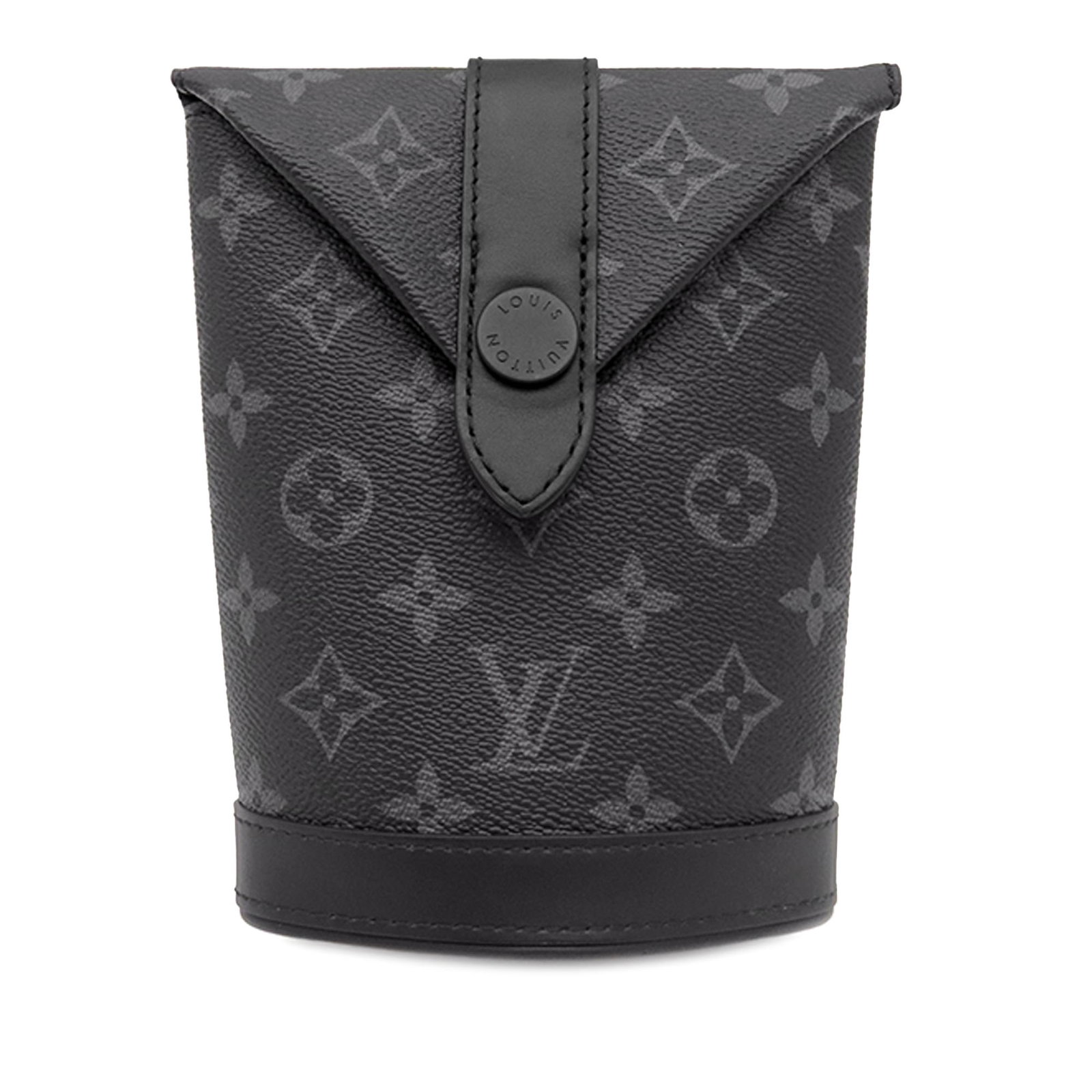 Louis Vuitton Envelope Pouch Monogram Eclipse Canvas Crossbody: Louis Vuitton Envelope Pouch Monogram Eclipse Canvas Crossbody The Louis Vuitton Monogram Eclipse Envelope Pouch is a compact bag crafted in monogram eclipse canvas with leather trim. It features an a