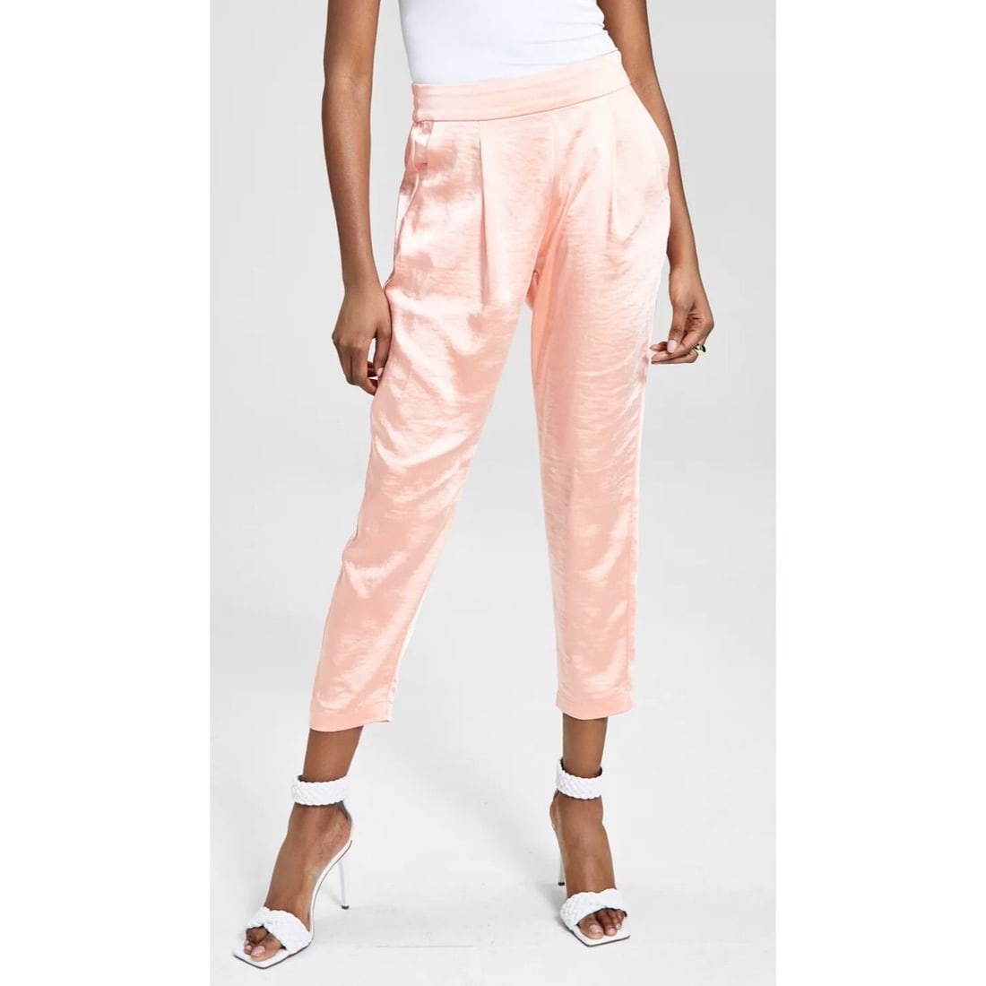INC International Concepts High Rise Tapered Ankle Pants Blush Size 4: INC International Concepts High Rise Tapered Ankle Pants Blush Size 4 Elevate your wardrobe with these stylish High Rise Pull-On Ankle Pants from INC International Concepts. Designed for a flattering 