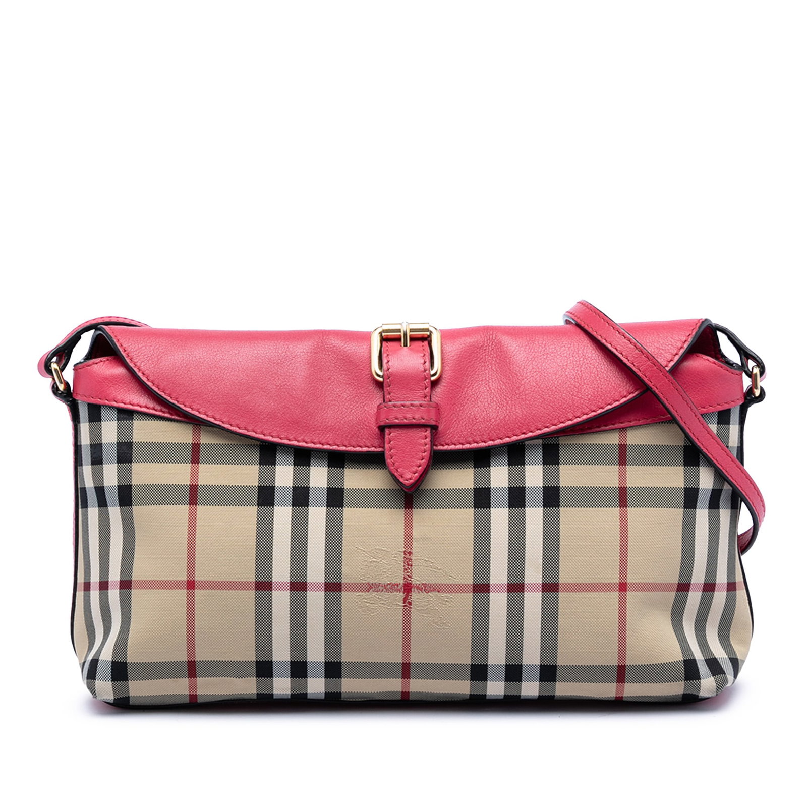 Burberry Leah Crossbody Bag in Haymarket Check Canvas with Leather Trim: Burberry Leah Crossbody Bag in Haymarket Check Canvas with Leather Trim This Burberry Haymarket Check Canvas Leah Crossbody features a classic haymarket check canvas body with leather trim, an adjusta