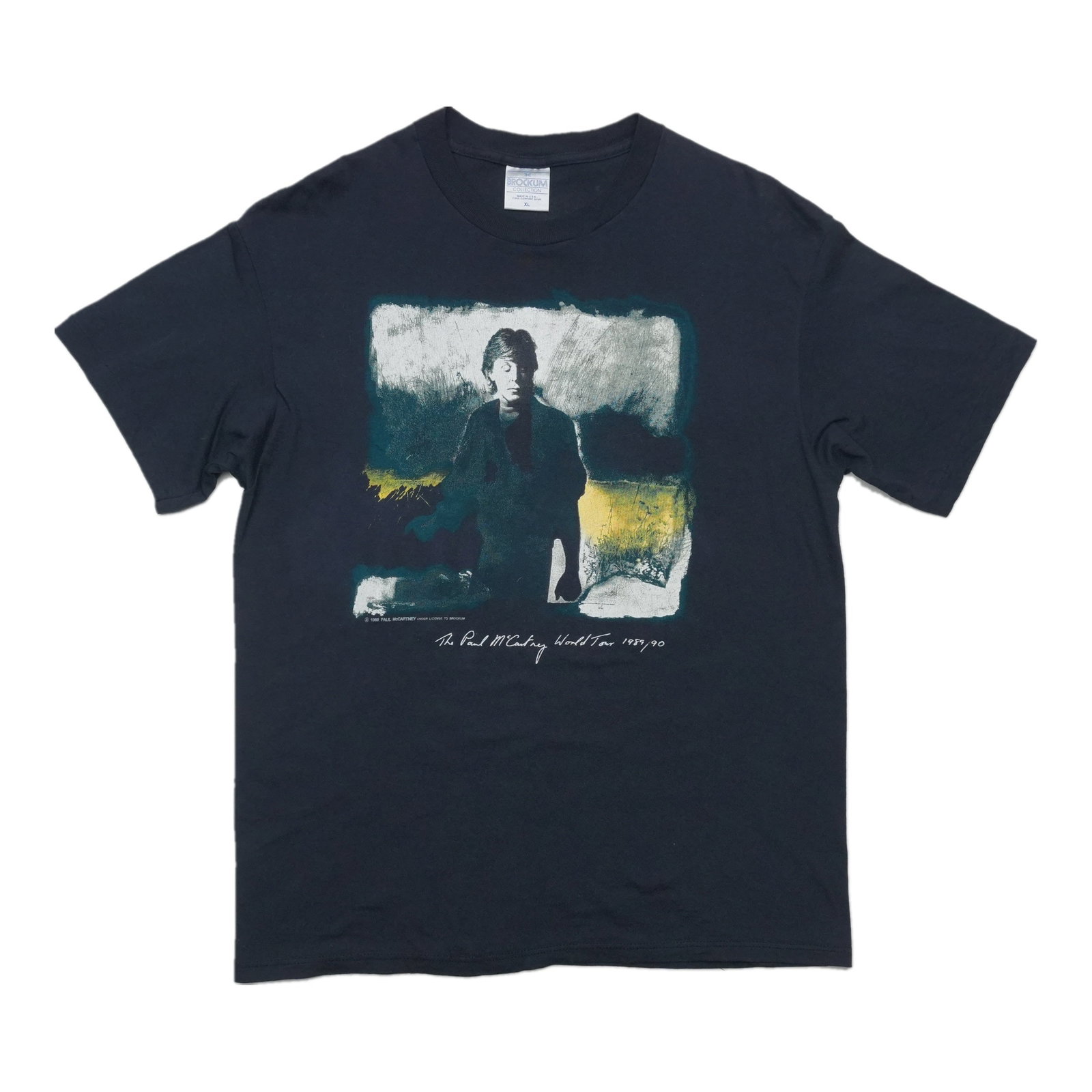 Vintage 1989 Paul McCartney concert tee black XL cotton (1 of 5)